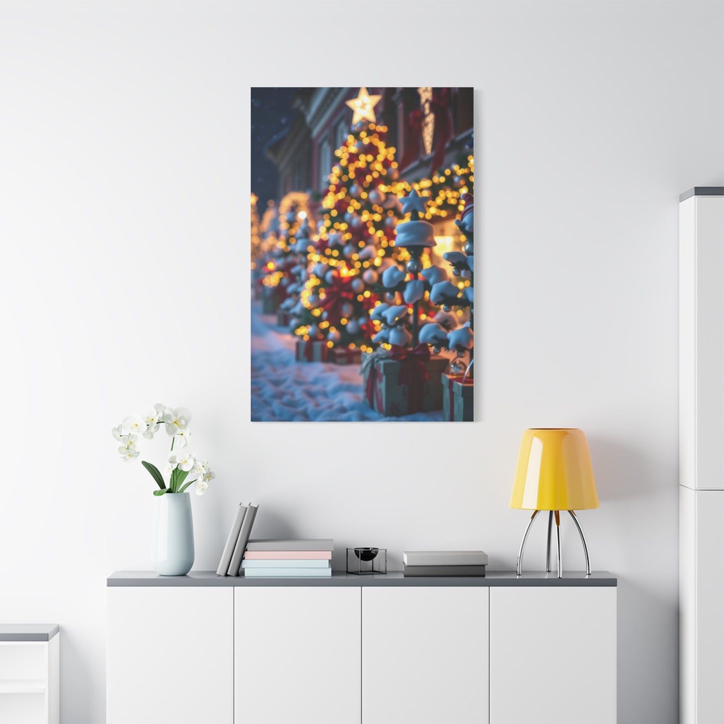 Celestial Yuletide Canvas Wall Art & Canvas Print