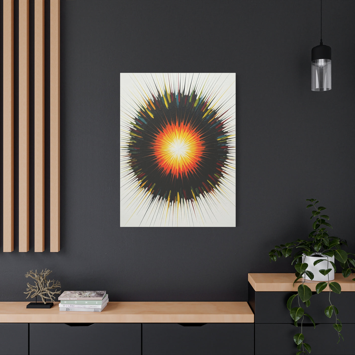 Radiant Energy Core Abstract Wall Art & Canvas Prints