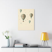 Dreamy Hot Air Balloon Nursery Wall Art & Canvas Print