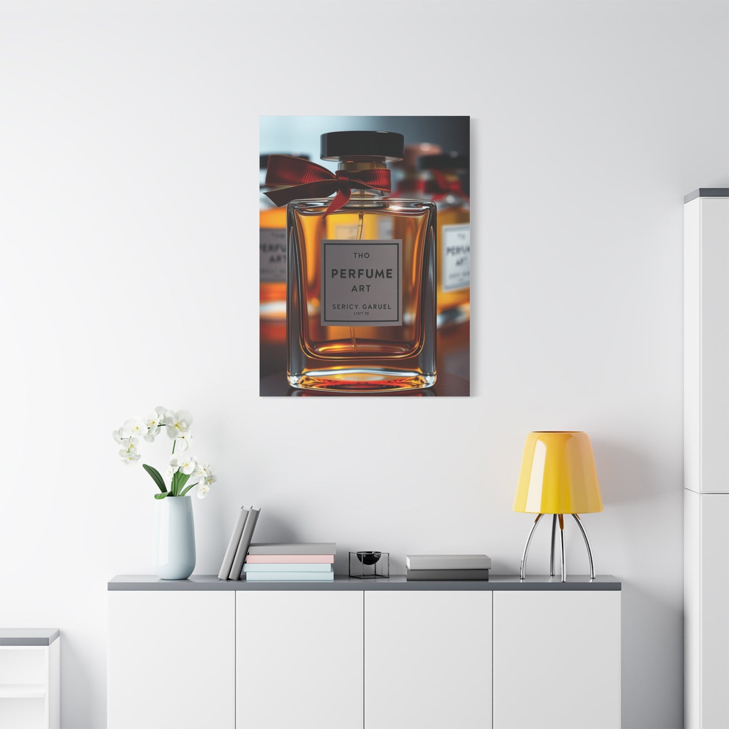 Vision Perfume Bottle Art Art Wall Art & Canvas Print