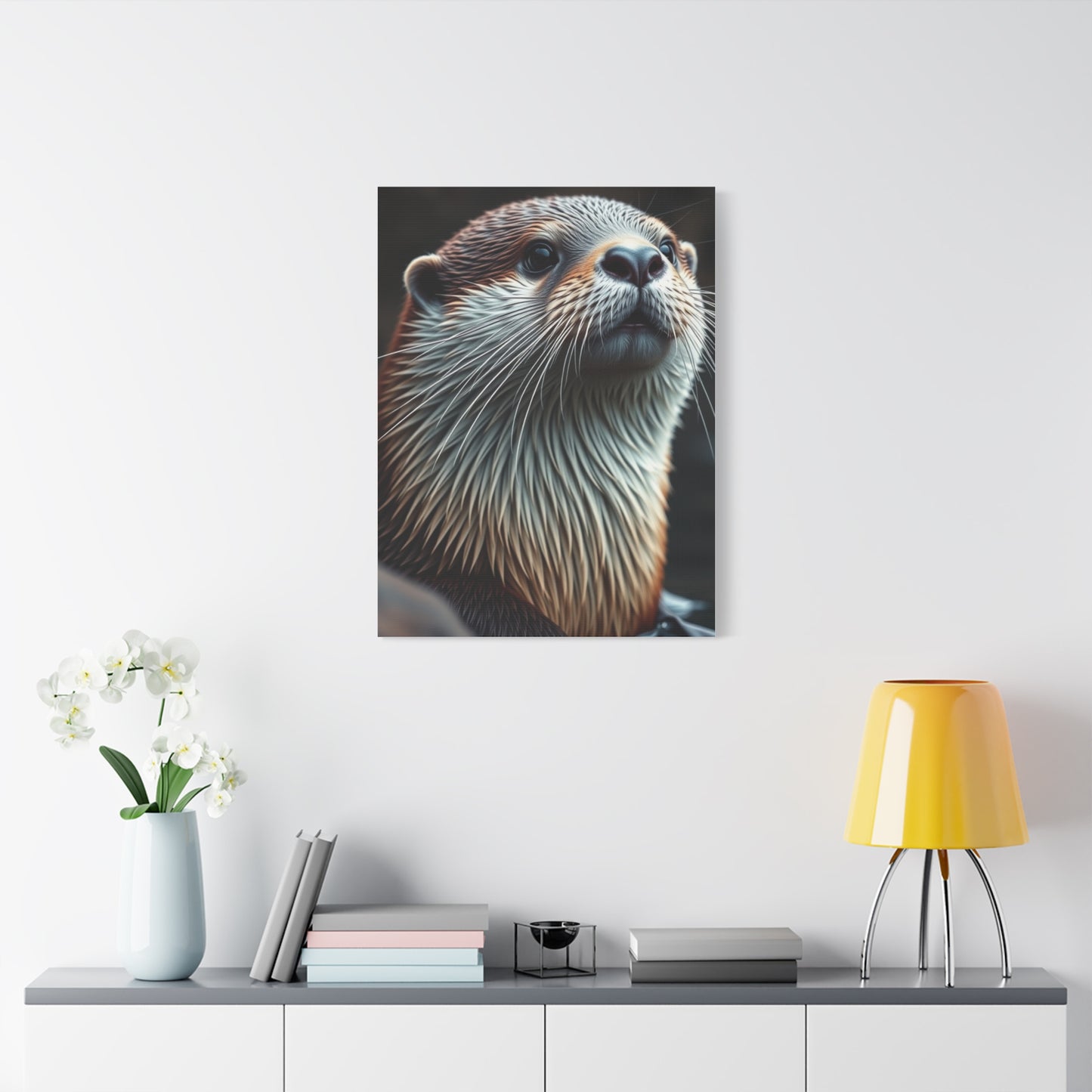 Supreme Otter Art Beautiful Collection Wall Art & Canvas Print