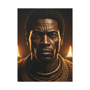 Regal Warrior King Portrait Wall Art & Canvas Prints