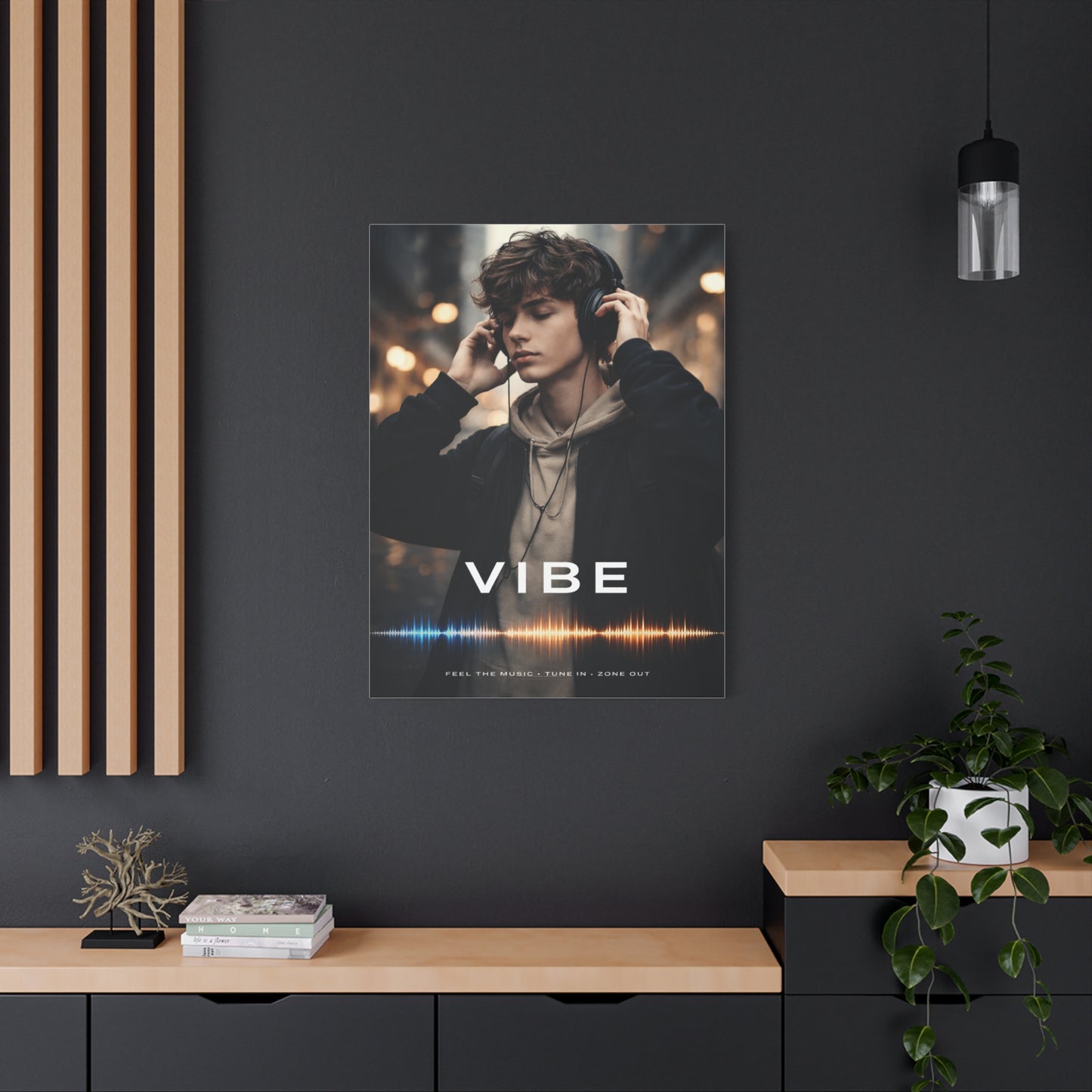 Vibe Music Poster Wall Art & Canvas Print