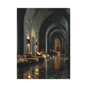 Art Deco Black and Gold Interior Wall Art & Canvas Print