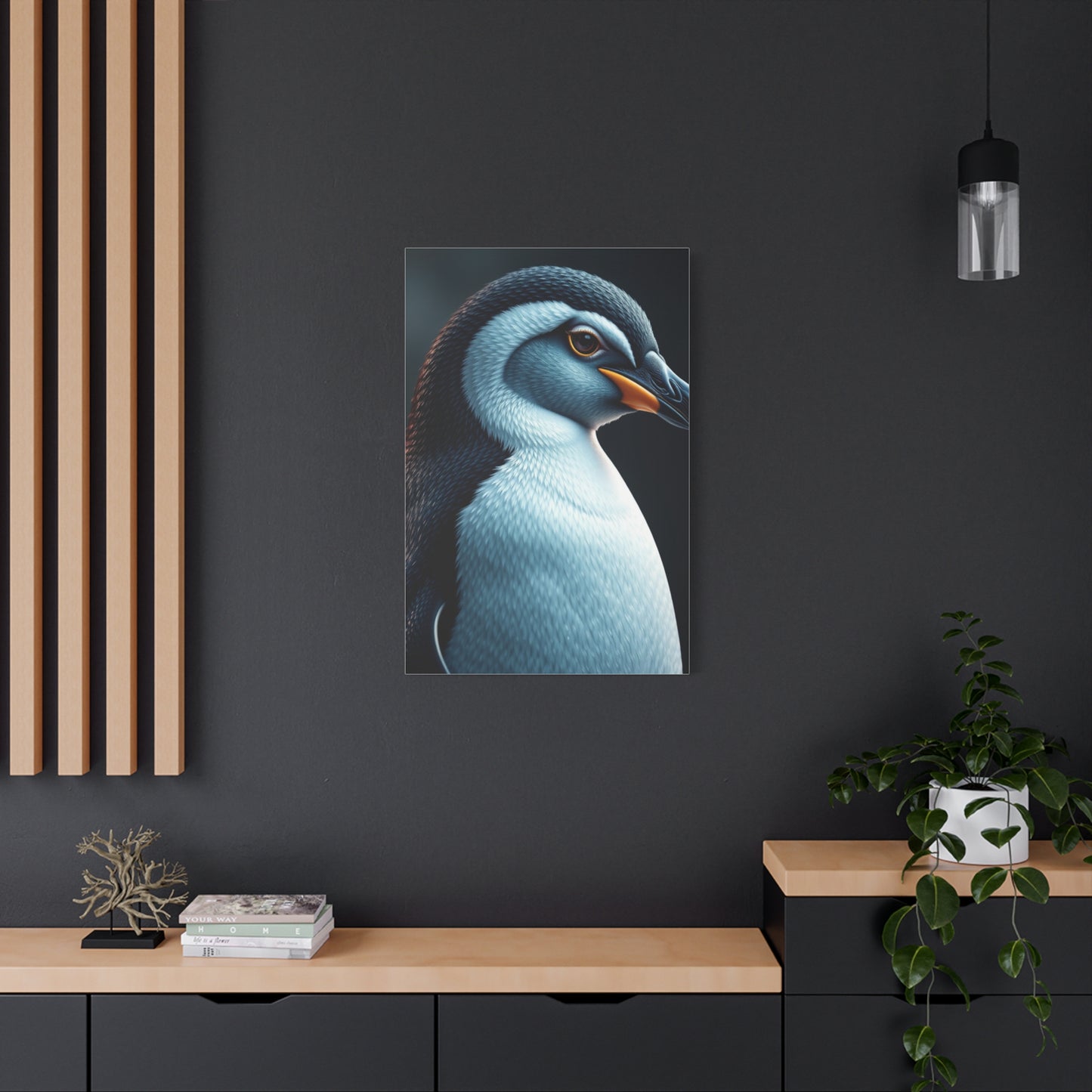 Penguin Art Supreme Canvas Wall Art & Canvas Print