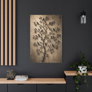 Minimal Metal Branch Birds Silhouette Trees Wall Art & Canvas Print