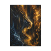 Liquid Gold Abstract Bar Atmosphere Wall Art & Canvas Print