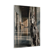 Great Dane Modern Architectural Portrait Wall Art & Canvas Print