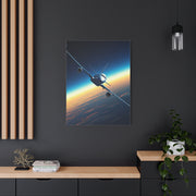 Sunset Jet Flight Path Wall Art & Canvas Prints