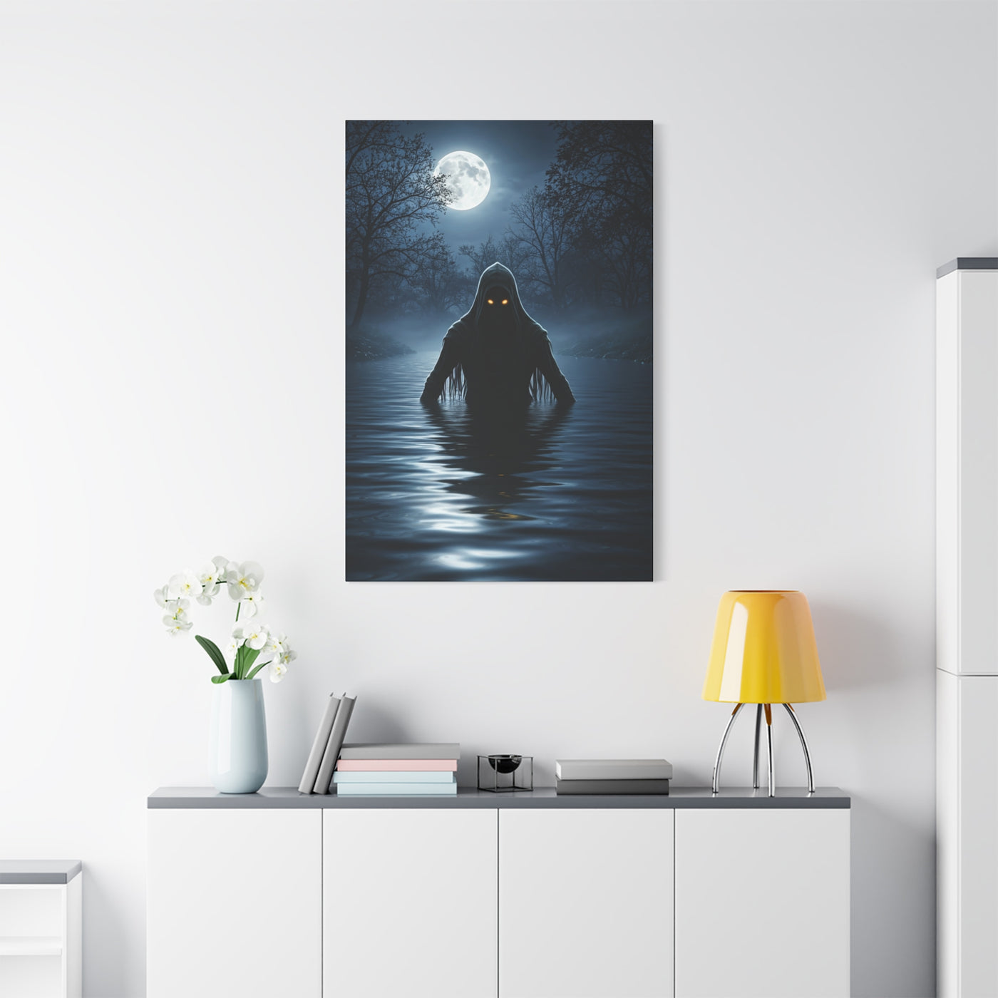 Moonlit Shadow Entity Wall Art & Canvas Prints