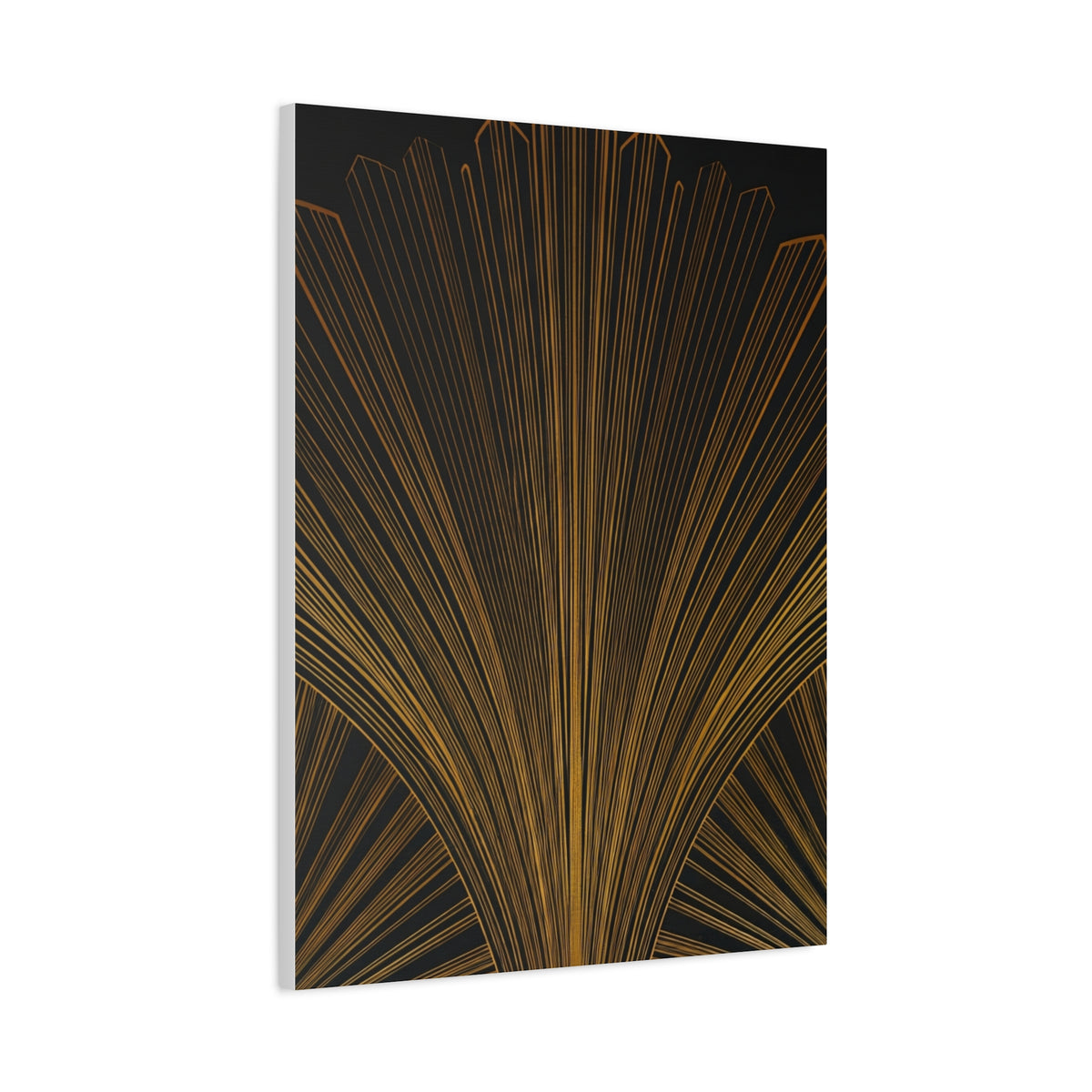 Regal Fan Lines Art Deco Wall Art & Canvas Prints