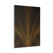 Regal Fan Lines Art Deco Wall Art & Canvas Prints