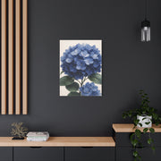 Indigo Hydrangea Bloom Wall Art & Canvas Print