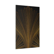 Regal Fan Lines Art Deco Wall Art & Canvas Prints