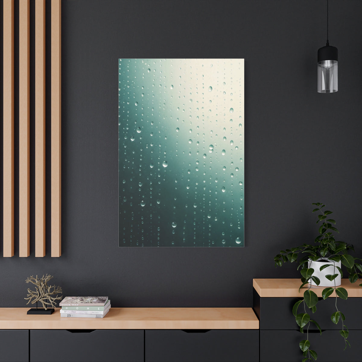 Rain Mist Gradient Wall Art & Canvas Prints