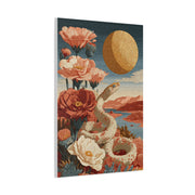 Celestial Desert Snake Folk Wall Art & Canvas Print