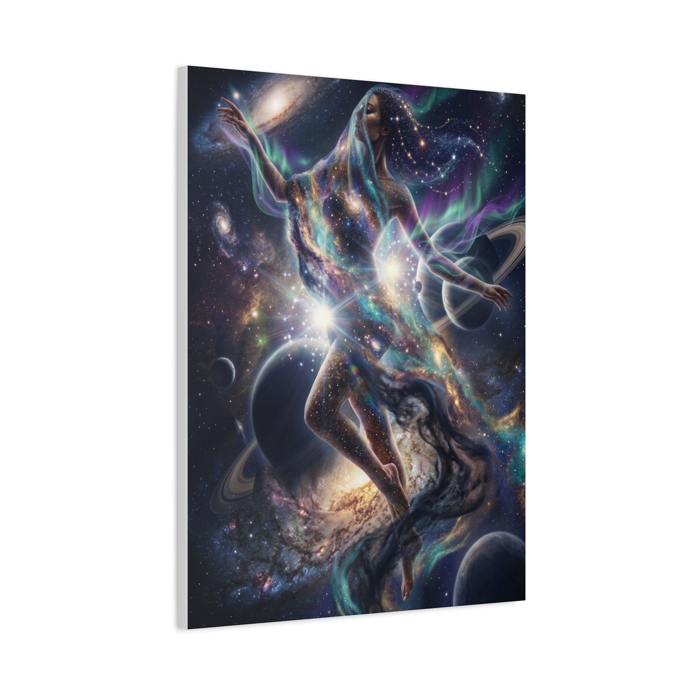 Celestial Cosmic Figure Wall Art & Canvas Print