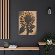 Rustic Iron Sunflower Wall Sculpture Wall Art & Canvas Print