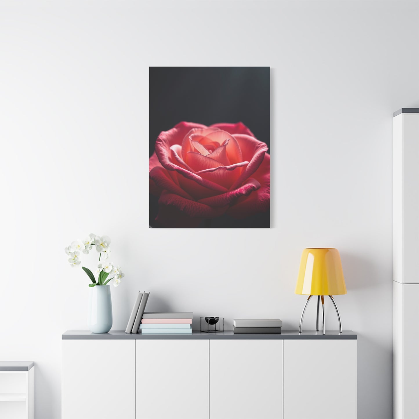 Rose Flower Art Supreme Canvas Wall Art & Canvas Print