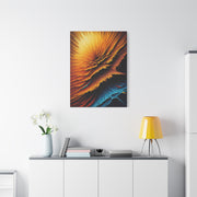Radiant Burst Spectrum Abstract Wall Art & Canvas Prints