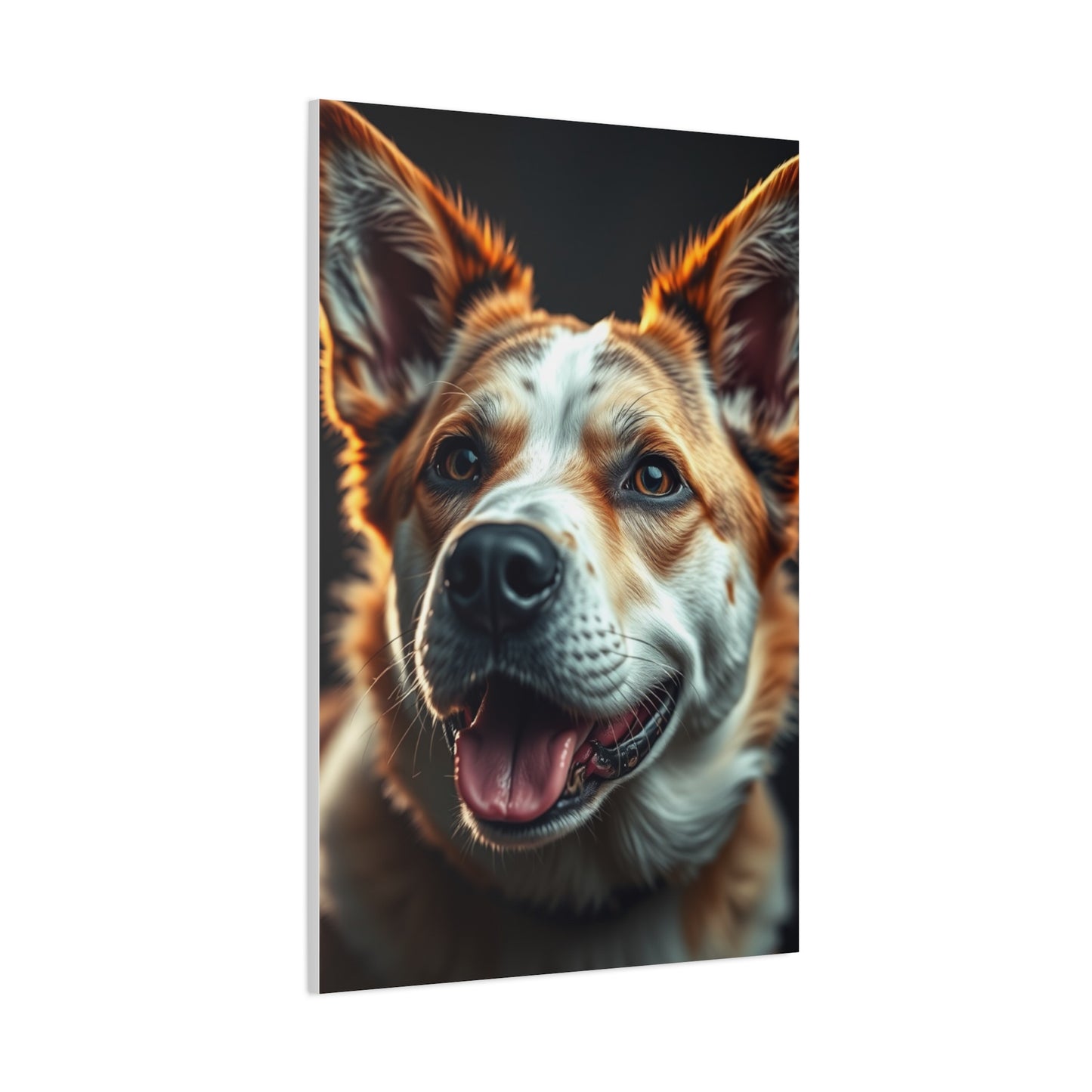 Aristocratic Dog Tableau Wall Art & Canvas Print