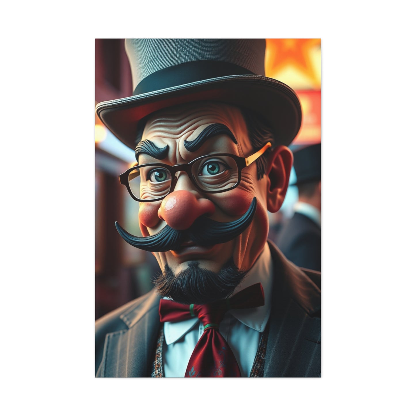 Rich Uncle Pennybags Art Supreme Gallery Wall Art & Canvas Print