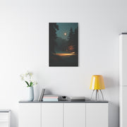Moonlit Golf Green Cinematic Wall Art & Canvas Print