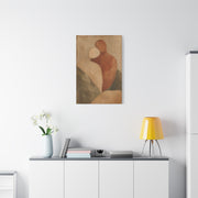 Minimal Abstract Embrace Romance Wall Art & Canvas Print