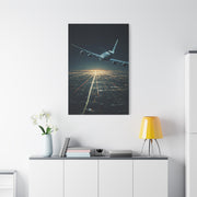 Night Runway Takeoff Journey Wall Art & Canvas Prints