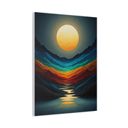 Golden Moon Valley Glow Wall Art & Canvas Print