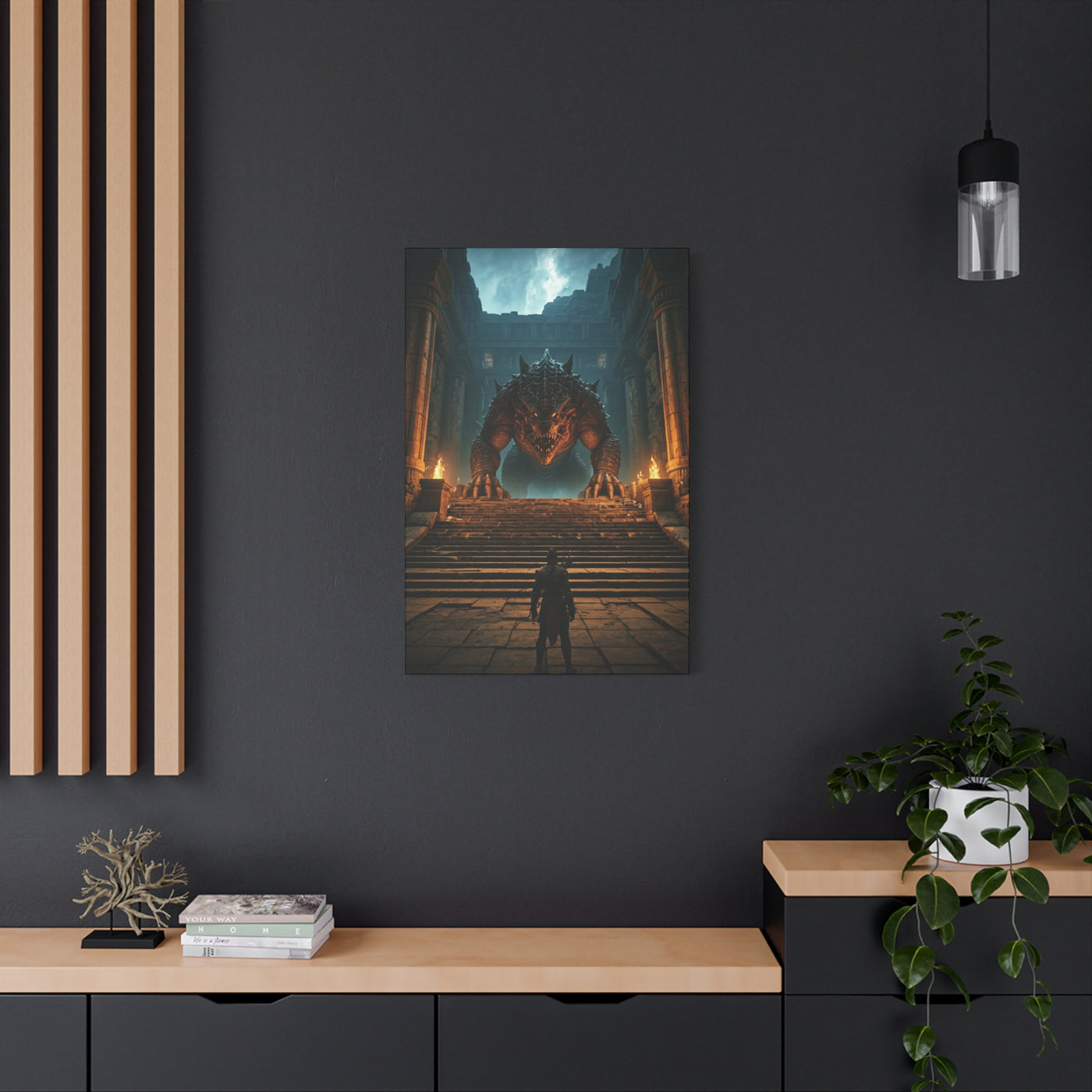 Colossal Dragon Guardian Wall Art & Canvas Prints