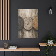 Natural Wood Grain Tree Rings Abstract Trees Wall Art & Canvas Print