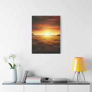 Sunrise Over Wild Grasslands Wall Art & Canvas Prints