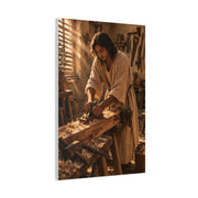 Jesus the Carpenter Workshop Scene Wall Art & Canvas Print