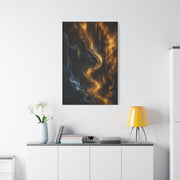 Liquid Gold Abstract Bar Atmosphere Wall Art & Canvas Print