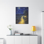 John 8:12 Lantern Path Scripture Wall Art & Canvas Print