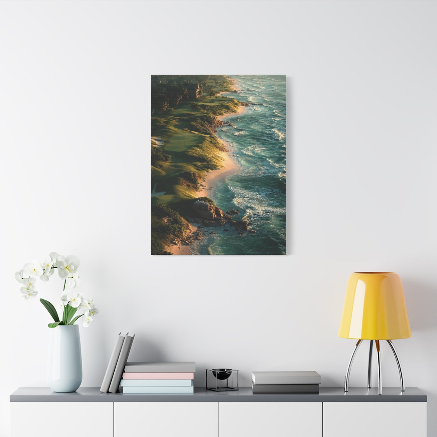 Coastal Links Golf Course Aerial Wall Art & Canvas Print