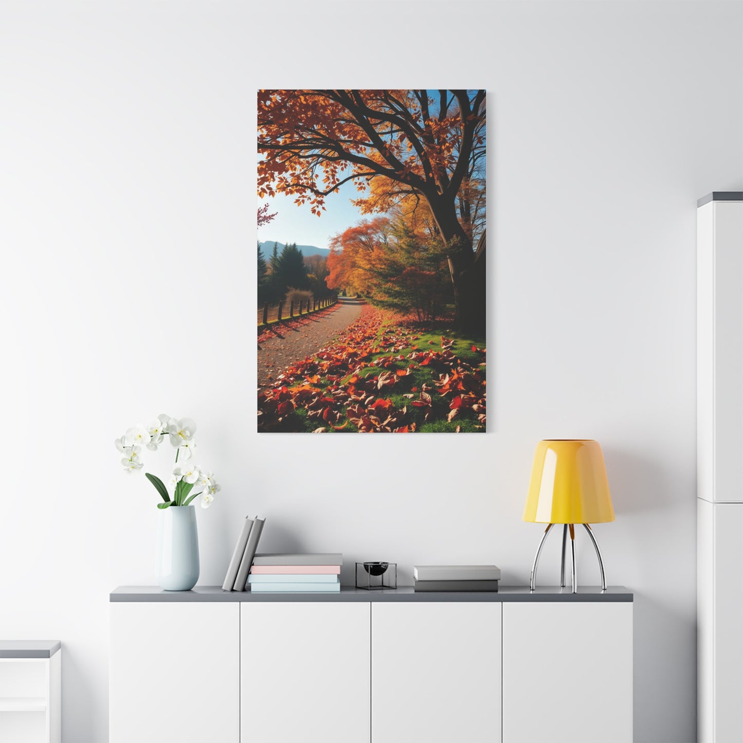 Golden Foliage Reverie Wall Art & Canvas Print