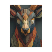 Geometric Mosaic Stag Wall Art & Canvas Print