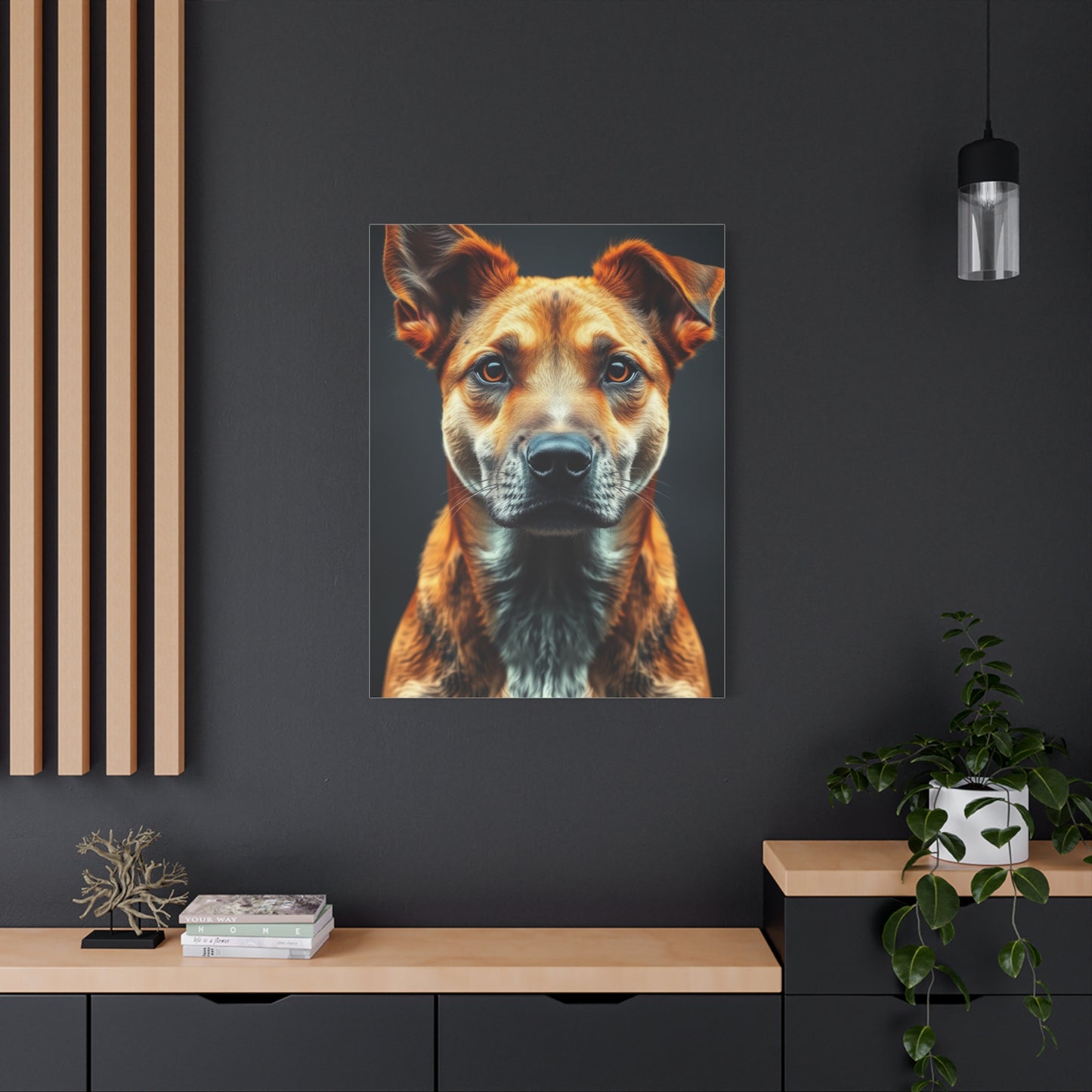 Canine Elegance Portraiture Wall Art & Canvas Print