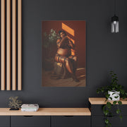 Body Positive Seated Figure Study Wall Art & Canvas Print