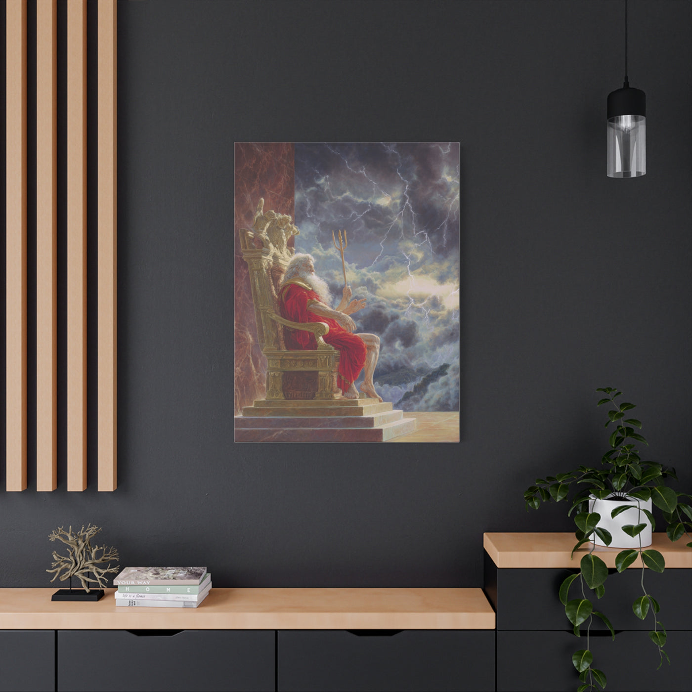 Zeus King of Olympus Classical Mythology Wall Art & Canvas Print