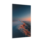 Frosted Coastal Green Minimal Golf Wall Art & Canvas Print