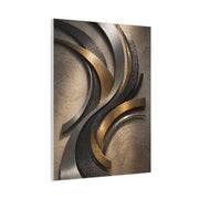 Executive Metal Wave Composition Wall Art & Canvas Print