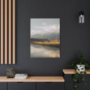 Mountain River Cattle Pasture Wall Art & Canvas Print
