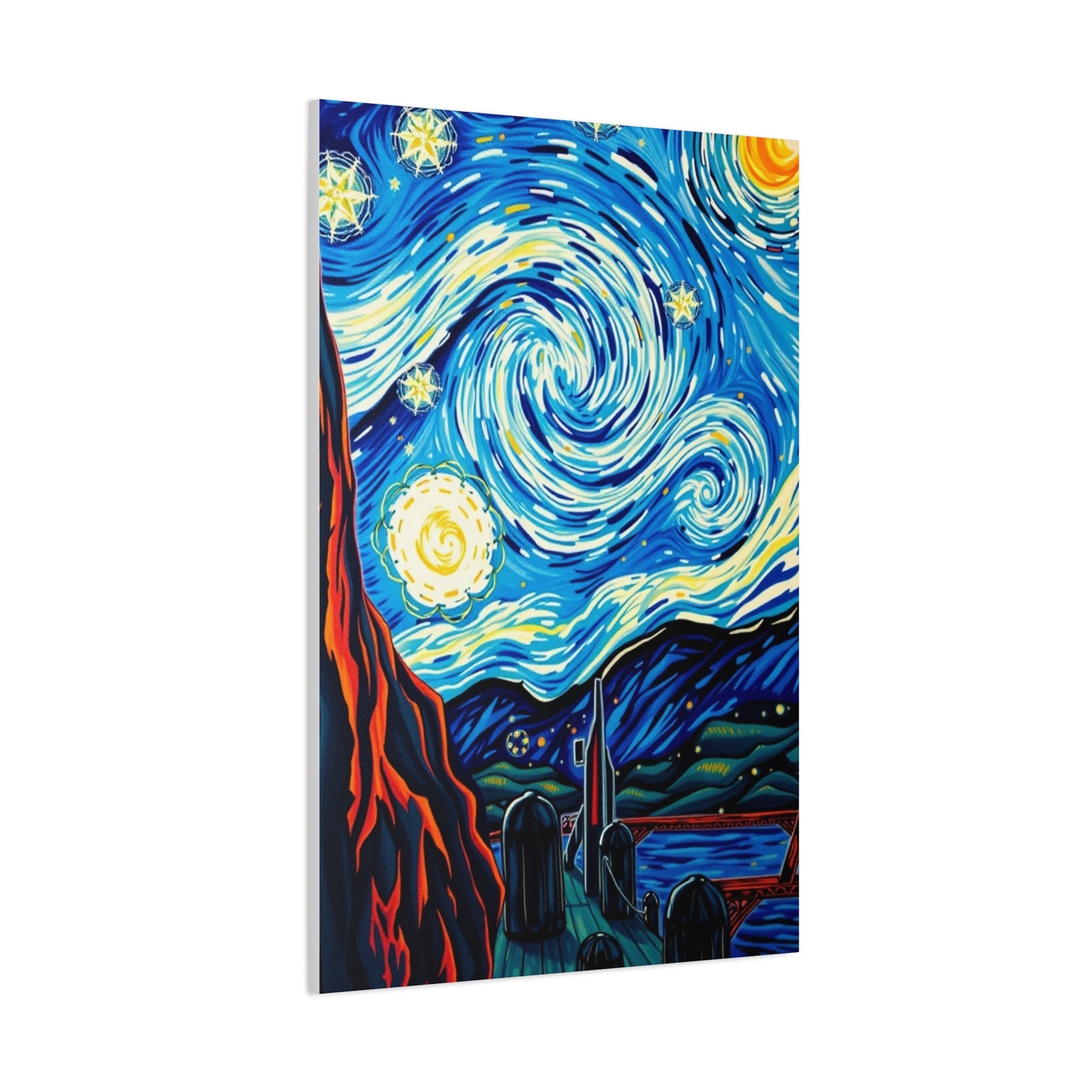 The Starry Night Canvas Art Supreme Canvas Wall Art & Canvas Print