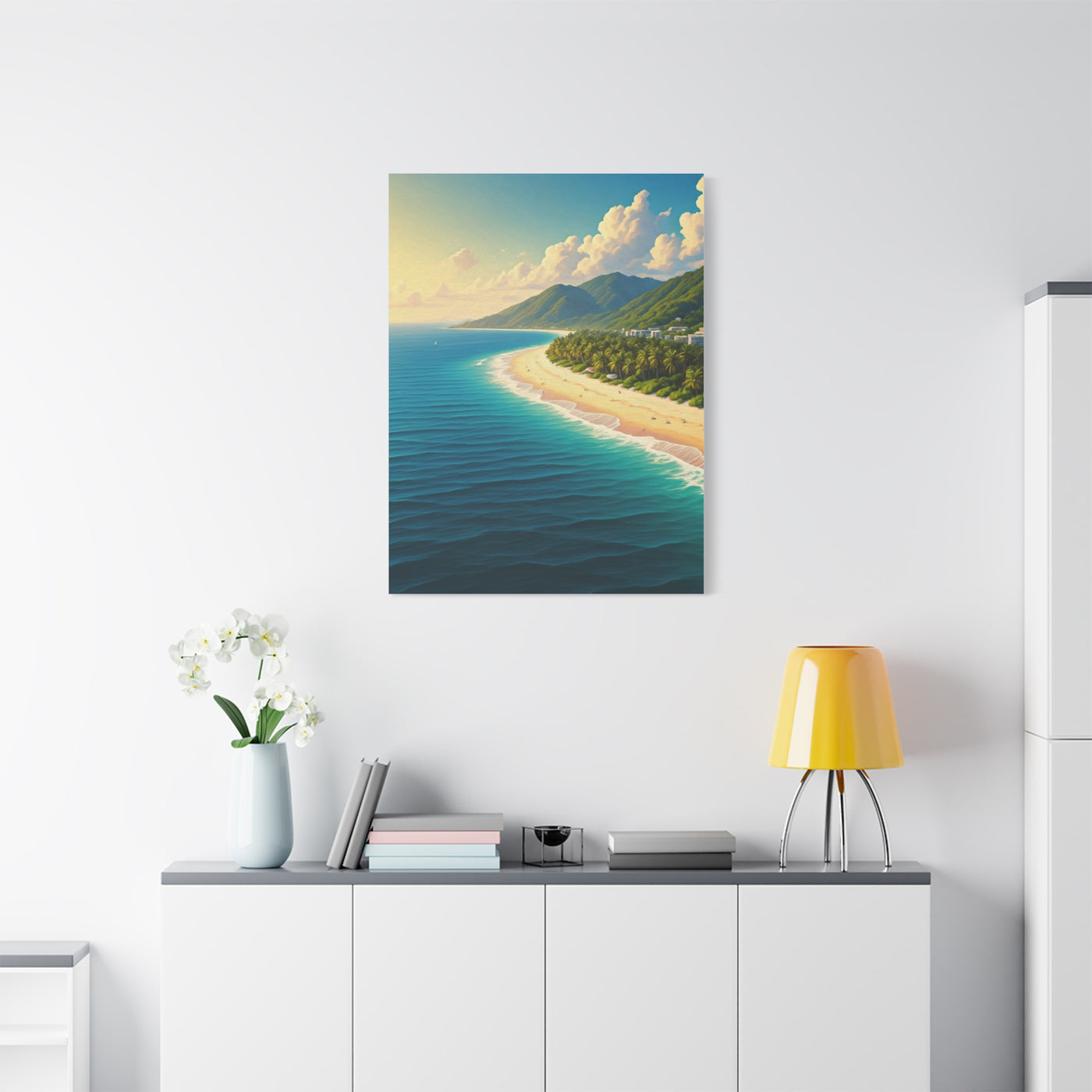 Tropical Coastline Bay Panorama Wall Art & Canvas Prints