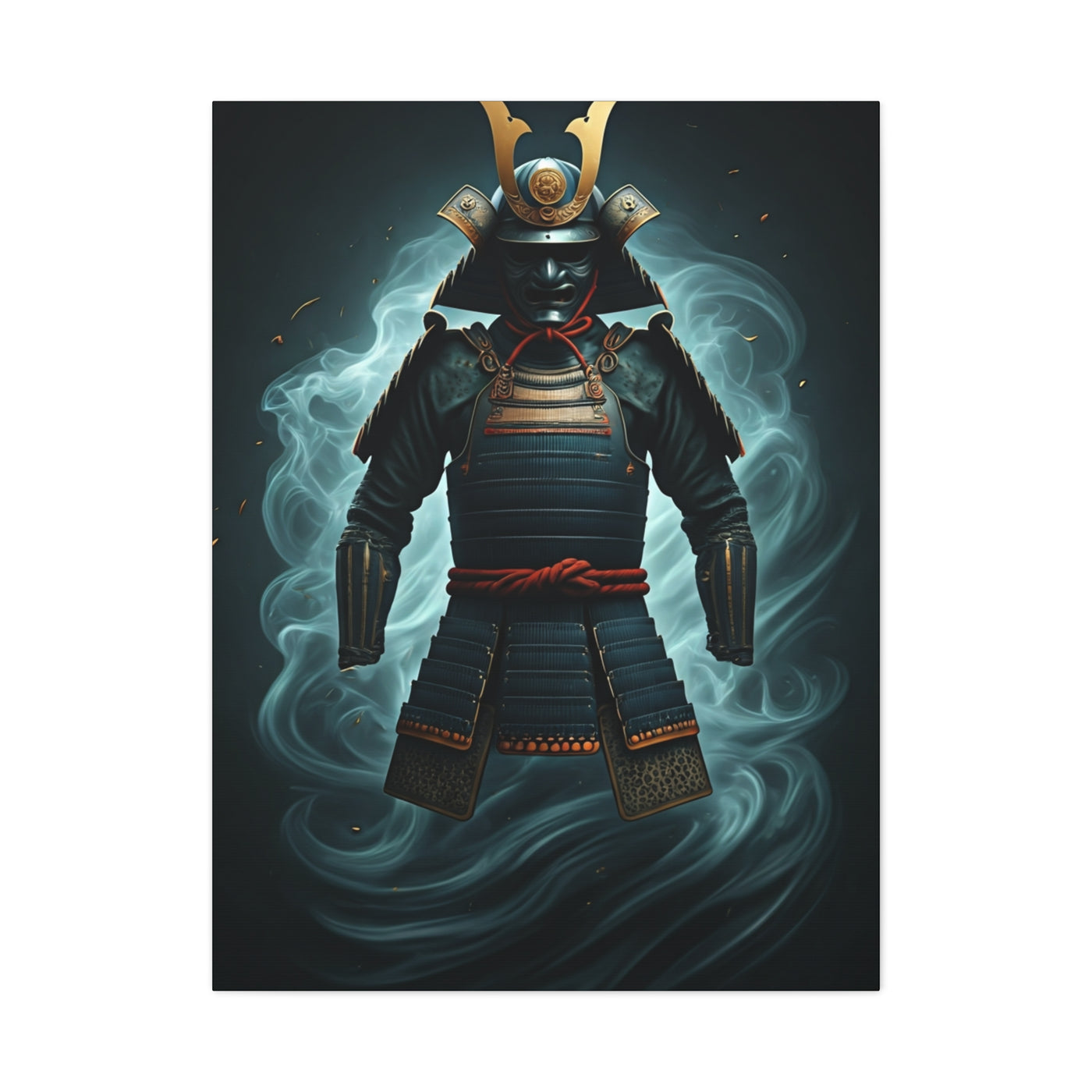 Spirit-Bound Samurai Armor Wall Art & Canvas Prints