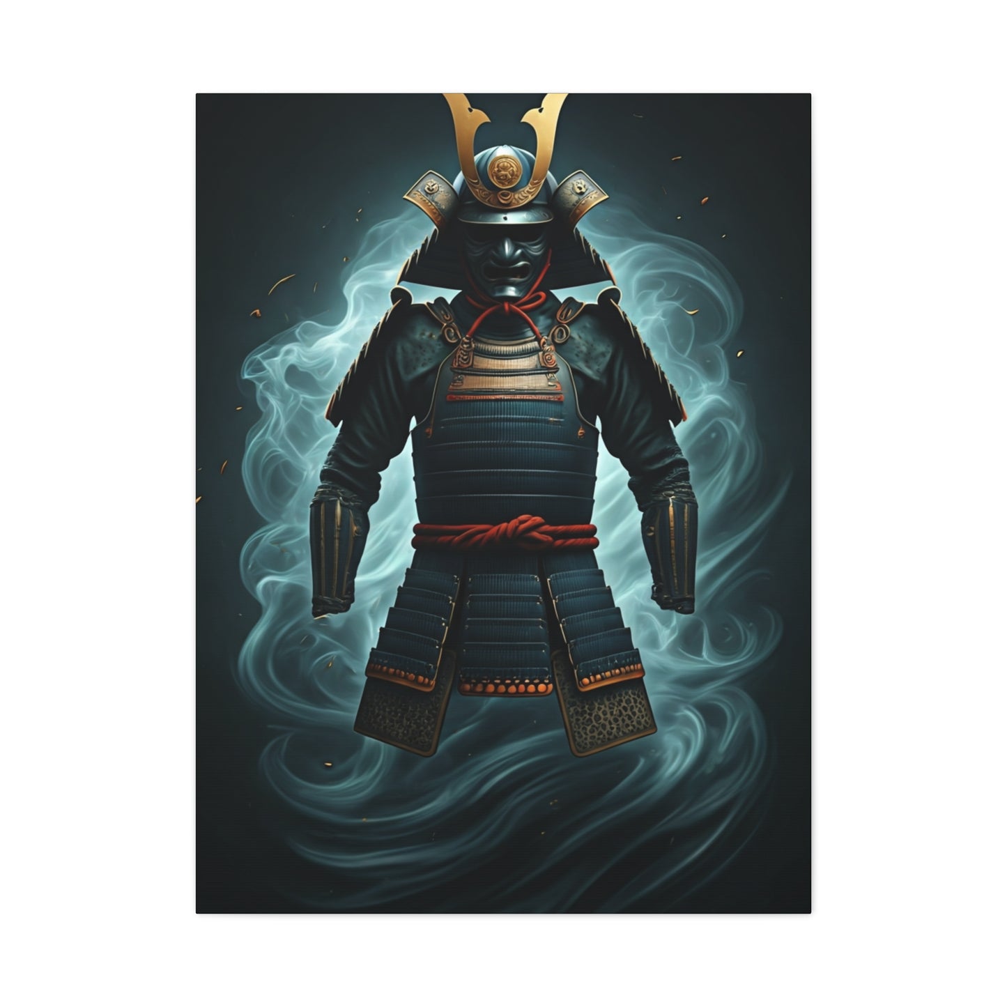 Spirit-Bound Samurai Armor Wall Art & Canvas Prints