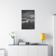 Monochrome Manhattan Waterfront Panorama Wall Art & Canvas Print